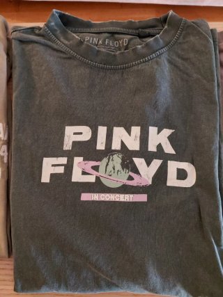 Pack de 4 Camisetas Talla S (Pink Floyd, Austin)