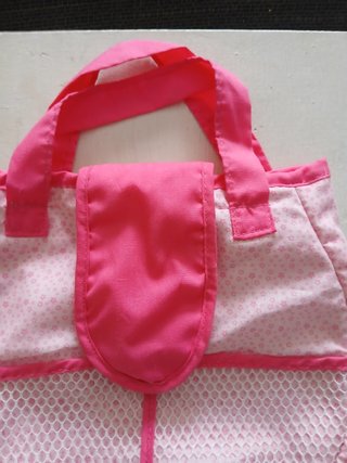 Borsetta bambina rosa con tasche
