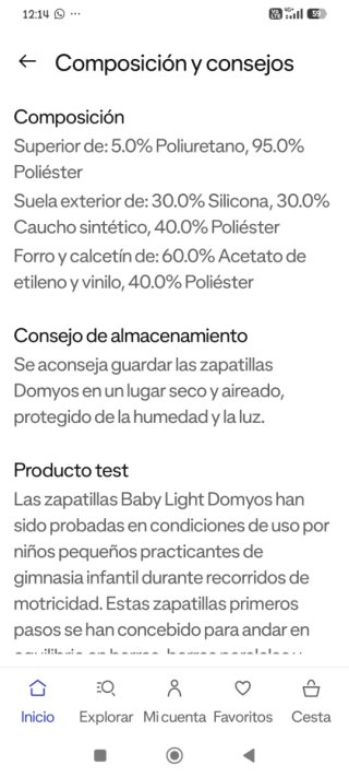Zapatillas Domyos Baby Light Primeros Pasos T20