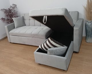 Sofá Cama Kris, Terciopelo. Cómodo. ¡Oferta!