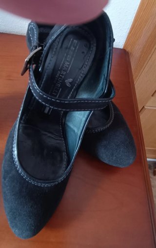 Zapatos de tacón negros 8cm
