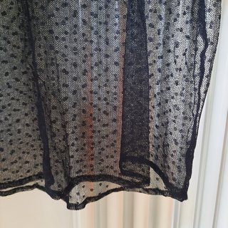 Vestito Zara nero con ricami floreali taglia S