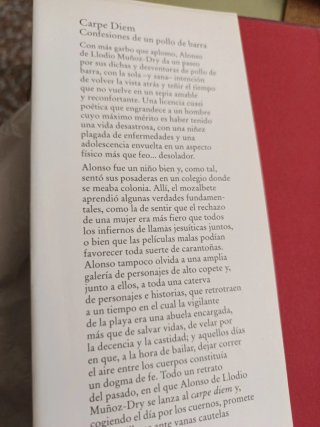 Carpe diem confesiones de un pollo de barra