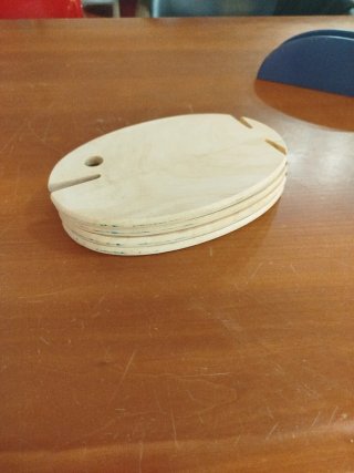 Set Taglieri Legno Pesce Blu