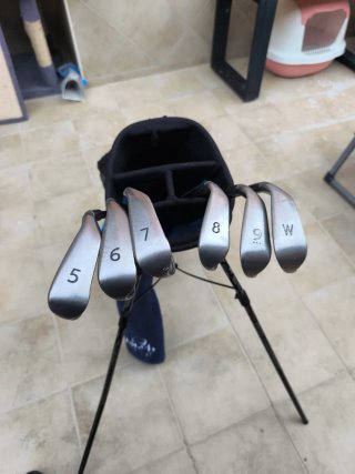 Hierros Ping K15 + Wedges TaylorMade + bolsa ping