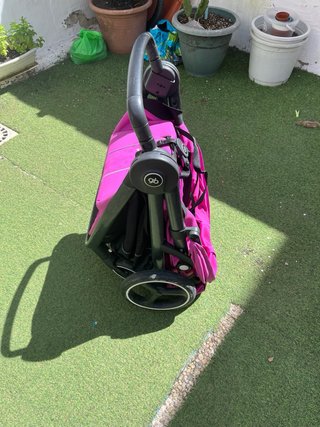Silla de paseo plegable rosa