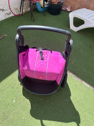 Silla de paseo plegable rosa