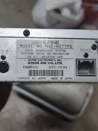 Navegador DVD Alpine NVE-N077PS