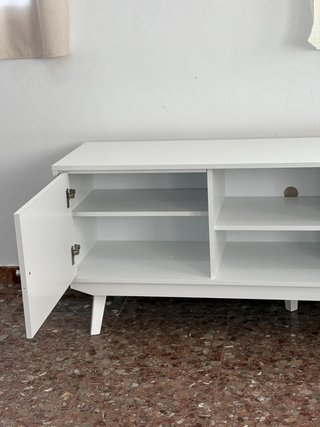 Barato mueble tv blanco nuevo