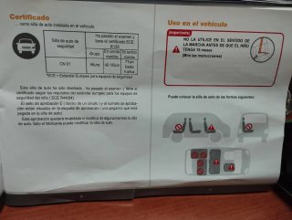 Silla de coche para bebé negra