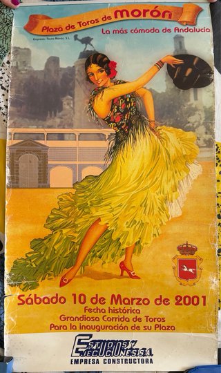3 Carteles Inauguración Plaza de Toros Morón