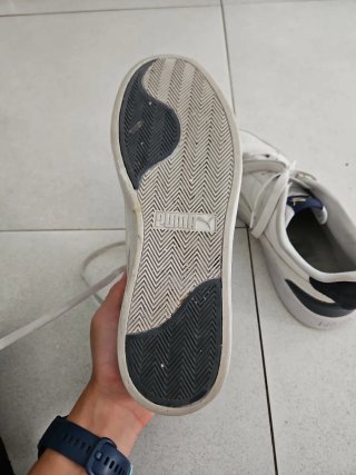 Zapatillas Puma Talla 45 Blancas y Azul Marino