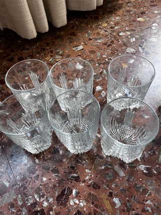 Juego Botella Whisky + 6 Vasos Cristal