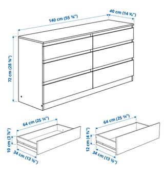 Cómoda IKEA KULLEN Blanca