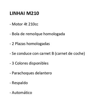 ATV LINHAI M210
