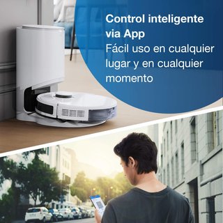 ECOVACS robot aspirador con fregado y navegación