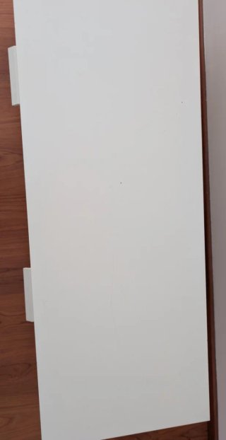 Mueble TV IKEA BRIMNES blanco.