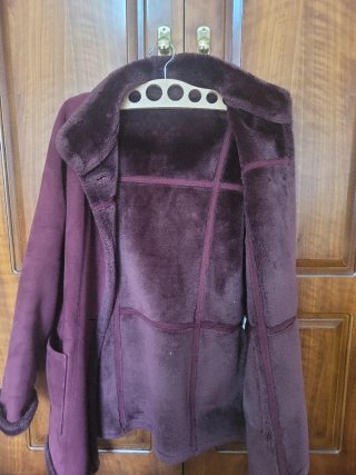 Giacca da donna viola foderata