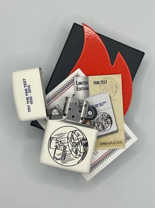 Accendino Zippo Fan Test Test 1932-2012 NUOVO