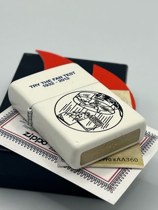 Accendino Zippo Fan Test Test 1932-2012 NUOVO
