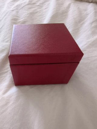Scatola e soprascatola Cartier Rossa Nuova