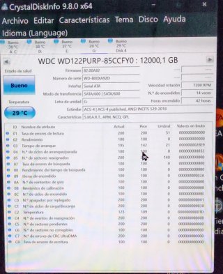 Disco Duro WD Purple Pro 12TB