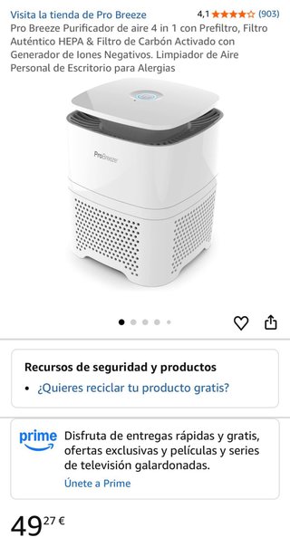 Purificador de aire Pro Breeze
