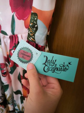 Vestido Lady Cacahuete Talla XL Estampado Floral
