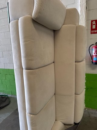 Sofá 3 plazas beige 227x100x80