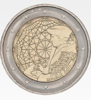 Moneda 2€ Austria 2022 Erasmus SC