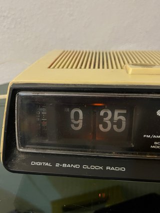 Radio Reloj Sanyo RM5010 Digital Flip Clock