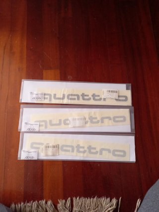 Pegatinas Audi Quattro Originales