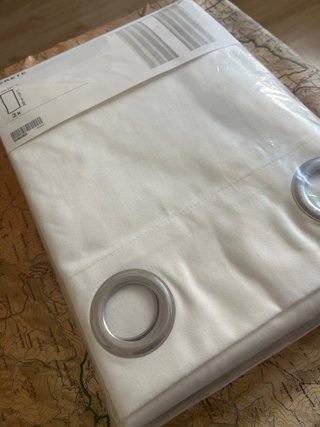 Cortinas IKEA MERETE Blancas 145x300cm (2uds)