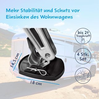 Cartrend soportes para caravana estabilidad suelo