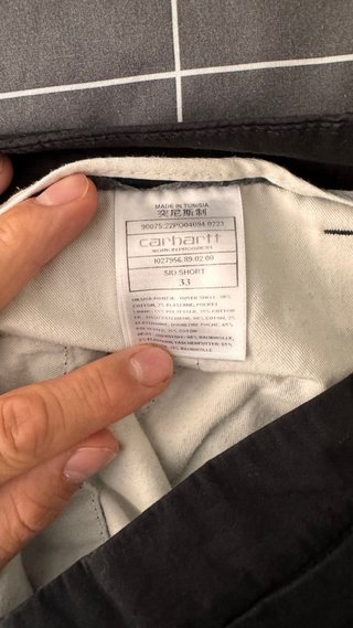 Pantalón Carhartt corto (Short)