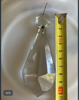 Lágrima de cristal para lámpara +1