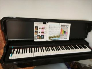 Teclado Yamaha P-125 Piano Mesa Pared