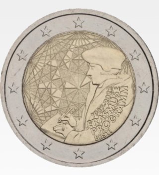 Moneda 2€ Estonia 2022 Erasmus SC