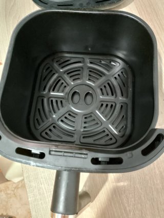Freidora de aire negra