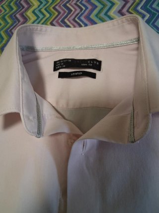 Camicia da uomo rosa, Slim Fit