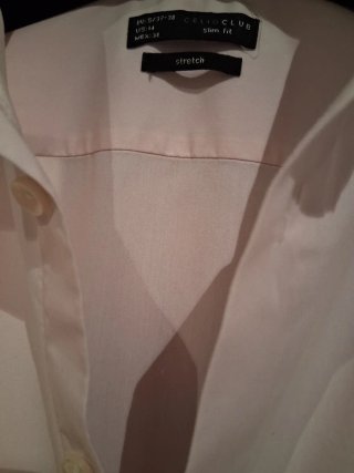 Camicia da uomo rosa, Slim Fit