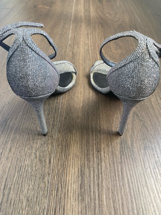 Sandalias Mango Plata Talla 38