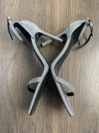 Sandalias Mango Plata Talla 38