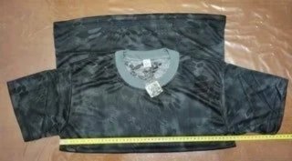 OFERTA CAMISETA CAMO BLACK PHYTON SURVIVAL L y XL