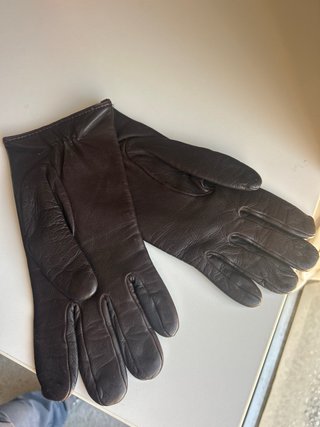 Guantes de piel El Caballo Marrones