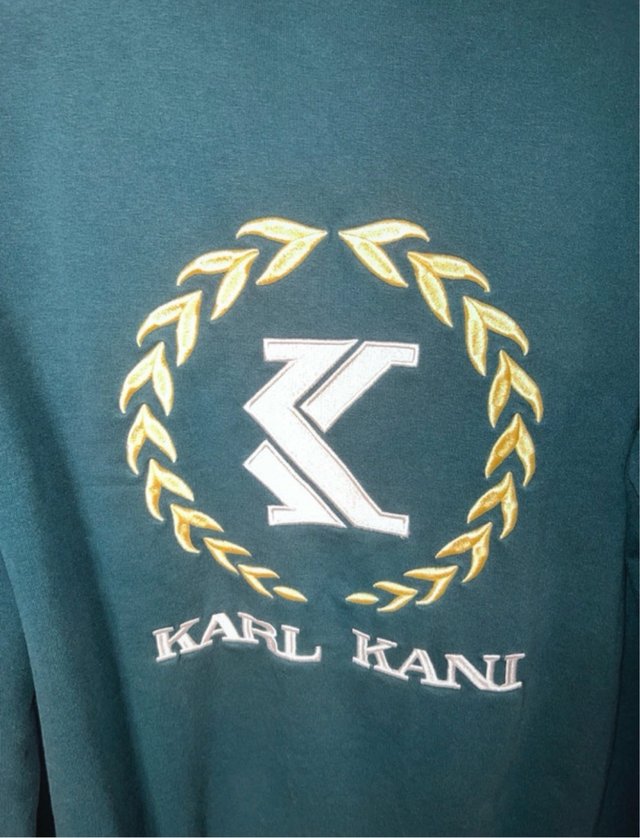 Sudadera Karl Kani verde con logo