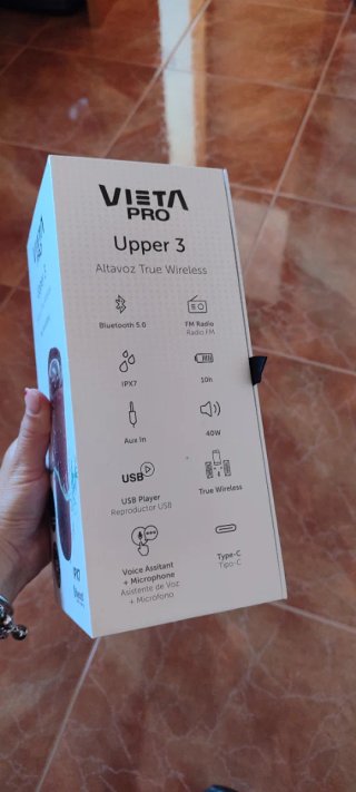 Altavoz Vieta Pro Upper 3 Bluetooth IPX7