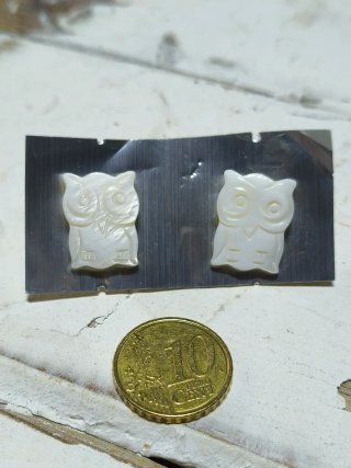 Pendientes Nácar y Plata de Ley