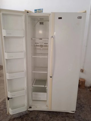 Frigorífico americano LG blanco