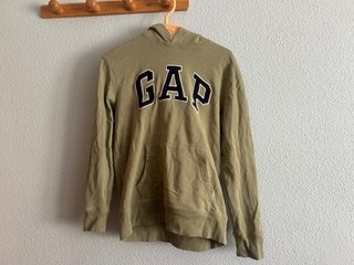Sudadera GAP verde con capucha
